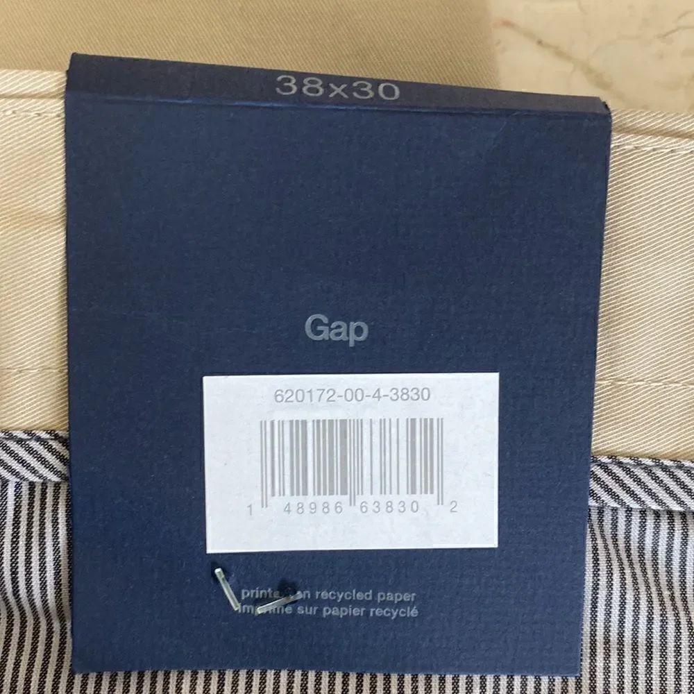 NWT Gap Straight Leg Khakis 38”/30” - Picture 8 of 9